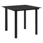 Juego de comedor de jardín 5 piezas ratán PVC negro de vidaXL, Conjuntos de jardín - Ref: Foro24-3060274, Precio: 321,78 €, D...