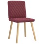 Sillas de comedor 6 unidades tela rojo tinto de , Sillas de comedor - Ref: Foro24-3315494, Precio: 301,37 €, Descuento: %