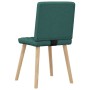 Sillas de comedor 6 unidades tela verde oscuro de , Sillas de comedor - Ref: Foro24-3315496, Precio: 302,98 €, Descuento: %
