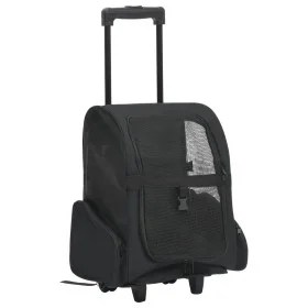 Carro plegable para mascotas multiusos negro de vidaXL, Cochecitos para mascotas - Ref: Foro24-171019, Precio: 61,09 €, Descu...