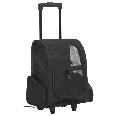 Carro plegable para mascotas multiusos negro de vidaXL, Cochecitos para mascotas - Ref: Foro24-171019, Precio: 52,41 €, Descu...