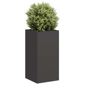 Jardinera de acero laminado en frío negro 40x40x80 cm de , Maceteros y jardineras - Ref: Foro24-860703, Precio: 103,03 €, Des...