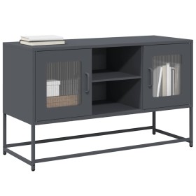 Mueble para TV de acero gris antracita 100,5x39x60,5 cm de , Muebles TV - Ref: Foro24-853382, Precio: 92,06 €, Descuento: %