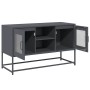 Mueble para TV de acero gris antracita 100,5x39x60,5 cm de , Muebles TV - Ref: Foro24-853382, Precio: 92,06 €, Descuento: %