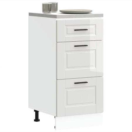 Mueble bajo de cocina Porto alto brillo blanco de , Armarios de cocina - Ref: Foro24-854222, Precio: 100,65 €, Descuento: %