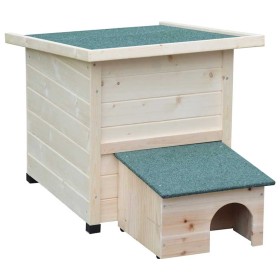 @Pet Casa para erizos XL madera blanca 53x65x52cm de , Jaulas para pájaros y animales - Ref: Foro24-447626, Precio: 132,81 €,...