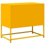Mueble para TV de acero amarillo mostaza 68x39x60,5 cm de , Muebles TV - Ref: Foro24-853389, Precio: 69,51 €, Descuento: %