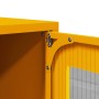 Mueble para TV de acero amarillo mostaza 68x39x60,5 cm de , Muebles TV - Ref: Foro24-853389, Precio: 69,51 €, Descuento: %