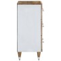 Aparadores 2 uds de madera maciza de mango 60x33,5x75 cm de , Taquillas y armarios de almacenamiento - Ref: Foro24-3310133, P...