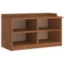 Banco de recibidor SANDNES madera maciza de pino 87x40x50 cm de , Bancos para recibidores y almacenamiento - Ref: Foro24-4010...