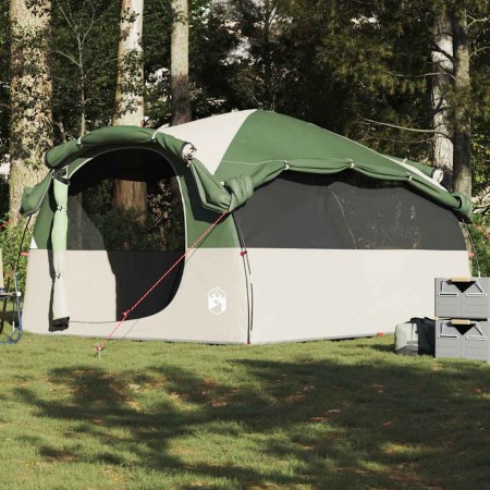 Tienda de campaña familiar túnel 6 personas impermeable verde de , Tiendas de campaña - Ref: Foro24-4009572, Precio: 168,14 €...