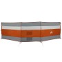 Cortaviento de camping impermeable gris naranja 508x130 cm de , Paravientos - Ref: Foro24-4009662, Precio: 34,80 €, Descuento: %