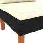 Zentrales Sofa aus synthetischem Rattan und massivem Eukalyptusholz von vidaXL, Modulare Sofas für den Außenbereich - Ref: Fo...