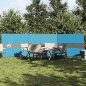 Cortaviento de camping impermeable azul 490x123 cm de , Paravientos - Ref: Foro24-4009655, Precio: 34,29 €, Descuento: %