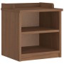 Banco de recibidor SANDNES madera maciza de pino 45x40x50 cm de , Bancos para recibidores y almacenamiento - Ref: Foro24-4010...