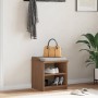 Banco de recibidor SANDNES madera maciza de pino 45x40x50 cm de , Bancos para recibidores y almacenamiento - Ref: Foro24-4010...