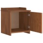Banco de recibidor SANDNES madera maciza de pino 45x40x50 cm de , Bancos para recibidores y almacenamiento - Ref: Foro24-4010...