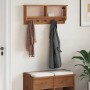 Perchero de pared SANDNES madera maciza de pino 87x12x35 cm de , Percheros para sombreros y abrigos - Ref: Foro24-4010469, Pr...