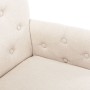 Sillas de comedor con reposabrazos 2 unidades de tela beige de vidaXL, Sillas de comedor - Ref: Foro24-3058291, Precio: 410,7...