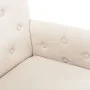 Sillas de comedor con reposabrazos 2 unidades de tela beige de vidaXL, Sillas de comedor - Ref: Foro24-3058291, Precio: 422,4...