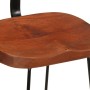 Taburetes de barra 2 uds madera maciza de mango 49x43x79 cm de , Taburetes de cocina - Ref: Foro24-4013526, Precio: 115,99 €,...