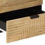 Mesita de noche madera maciza de mango 50x33x60 cm marrón de , Mesitas de noche - Ref: Foro24-4017729, Precio: 148,62 €, Desc...