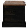 Baúl de almacenamiento HALDEN negro 91x48x47 cm madera maciza de , Baúles de almacenamiento - Ref: Foro24-4018404, Precio: 16...