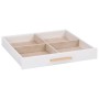 Caja para joyas de 3 niveles blanca 23x20,5x14 cm de , Soportes para joyería - Ref: Foro24-4103557, Precio: 36,70 €, Descuent...