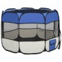 Parque de perros plegable y bolsa de transporte azul 90x90x58cm de vidaXL, Casetas y cercados para perros - Ref: Foro24-17101...