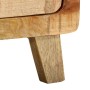 Mesita de noche de madera maciza de mango rugosa 40x32x46 cm de , Mesitas de noche - Ref: Foro24-4104507, Precio: 113,27 €, D...