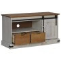 Mueble de TV HALDEN con puerta corredera blanco 110x40x60 cm de , Muebles TV - Ref: Foro24-4018410, Precio: 212,92 €, Descuen...