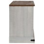 Mueble de TV HALDEN con puerta corredera blanco 110x40x60 cm de , Muebles TV - Ref: Foro24-4018410, Precio: 212,92 €, Descuen...