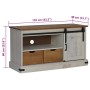 Mueble de TV HALDEN con puerta corredera blanco 110x40x60 cm de , Muebles TV - Ref: Foro24-4018410, Precio: 212,92 €, Descuen...