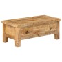Mesa de centro de madera maciza de mango 90x45x35 cm en Mesas de centro | Comprar online en Foru.es
