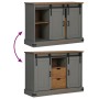 Aparador HALDEN 2 puertas correderas gris 112x40x80 cm de , Aparadores - Ref: Foro24-4018431, Precio: 279,03 €, Descuento: %