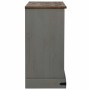 Aparador HALDEN 2 puertas correderas gris 112x40x80 cm de , Aparadores - Ref: Foro24-4018427, Precio: 282,47 €, Descuento: %