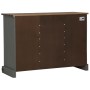 Aparador HALDEN 2 puertas correderas gris 112x40x80 cm de , Aparadores - Ref: Foro24-4018427, Precio: 282,47 €, Descuento: %
