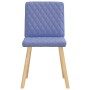 Sillas de comedor 2 uds tela azul jeans de , Sillas de comedor - Ref: Foro24-4101131, Precio: 104,91 €, Descuento: %