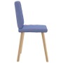 Sillas de comedor 2 uds tela azul jeans de , Sillas de comedor - Ref: Foro24-4101131, Precio: 104,91 €, Descuento: %