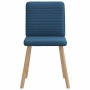 Sillas de comedor 2 unidades tela azul de , Sillas de comedor - Ref: Foro24-4101152, Precio: 104,51 €, Descuento: %