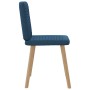 Sillas de comedor 2 unidades tela azul de , Sillas de comedor - Ref: Foro24-4101152, Precio: 104,51 €, Descuento: %