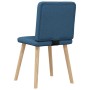 Sillas de comedor 2 unidades tela azul de , Sillas de comedor - Ref: Foro24-4101152, Precio: 104,51 €, Descuento: %