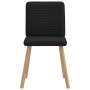 Sillas de comedor 2 unidades tela negro de , Sillas de comedor - Ref: Foro24-4101146, Precio: 104,51 €, Descuento: %