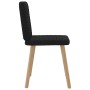 Sillas de comedor 2 unidades tela negro de , Sillas de comedor - Ref: Foro24-4101146, Precio: 104,51 €, Descuento: %