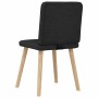 Sillas de comedor 2 unidades tela negro de , Sillas de comedor - Ref: Foro24-4101146, Precio: 104,51 €, Descuento: %