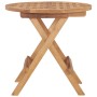 Mesa plegable de jardín madera maciza de teca 50x50x50 cm de vidaXL, Mesas de jardín - Ref: Foro24-315452, Precio: 56,04 €, D...
