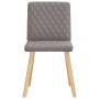 Sillas de comedor 2 unidades tela gris taupé de , Sillas de comedor - Ref: Foro24-4101127, Precio: 104,91 €, Descuento: %