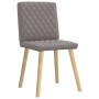 Sillas de comedor 2 unidades tela gris taupé de , Sillas de comedor - Ref: Foro24-4101127, Precio: 104,91 €, Descuento: %