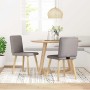 Sillas de comedor 2 unidades tela gris taupé de , Sillas de comedor - Ref: Foro24-4101150, Precio: 104,51 €, Descuento: %