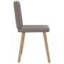 Sillas de comedor 2 unidades tela gris taupé de , Sillas de comedor - Ref: Foro24-4101150, Precio: 104,51 €, Descuento: %